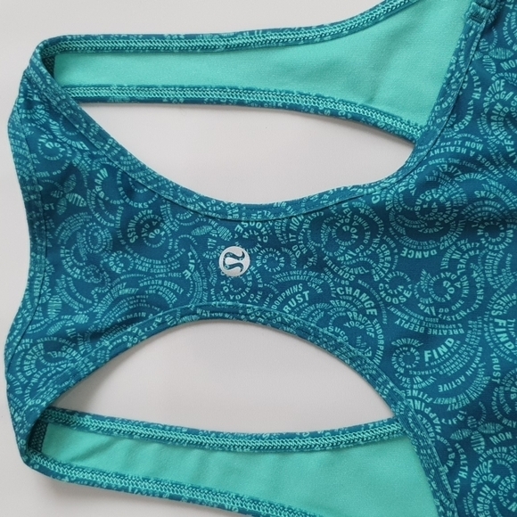 Lululemon Cool Razor Back  Foli Manifesto Bali Tank Top - Picture 4 of 7